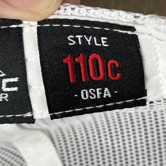 Family Power Sports Gray White Mesh Truckers Ball Cap Snap Back - Picture 9 of 11